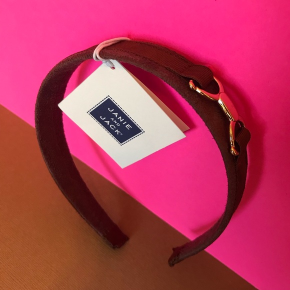 Janie and Jack Other - New Janie and Jack Brown Headband, one size girls’, gold decoration.